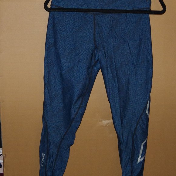 2XU Mid Rise Print 7/8 Compression Tight - Picture 3 of 3